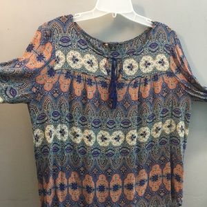 🍀Lucky Brand🍀 LS Peasant Top